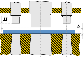Ступенчатое расположение пуансонов
