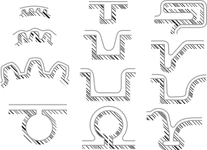 Способы упрощения контура клинового ребра